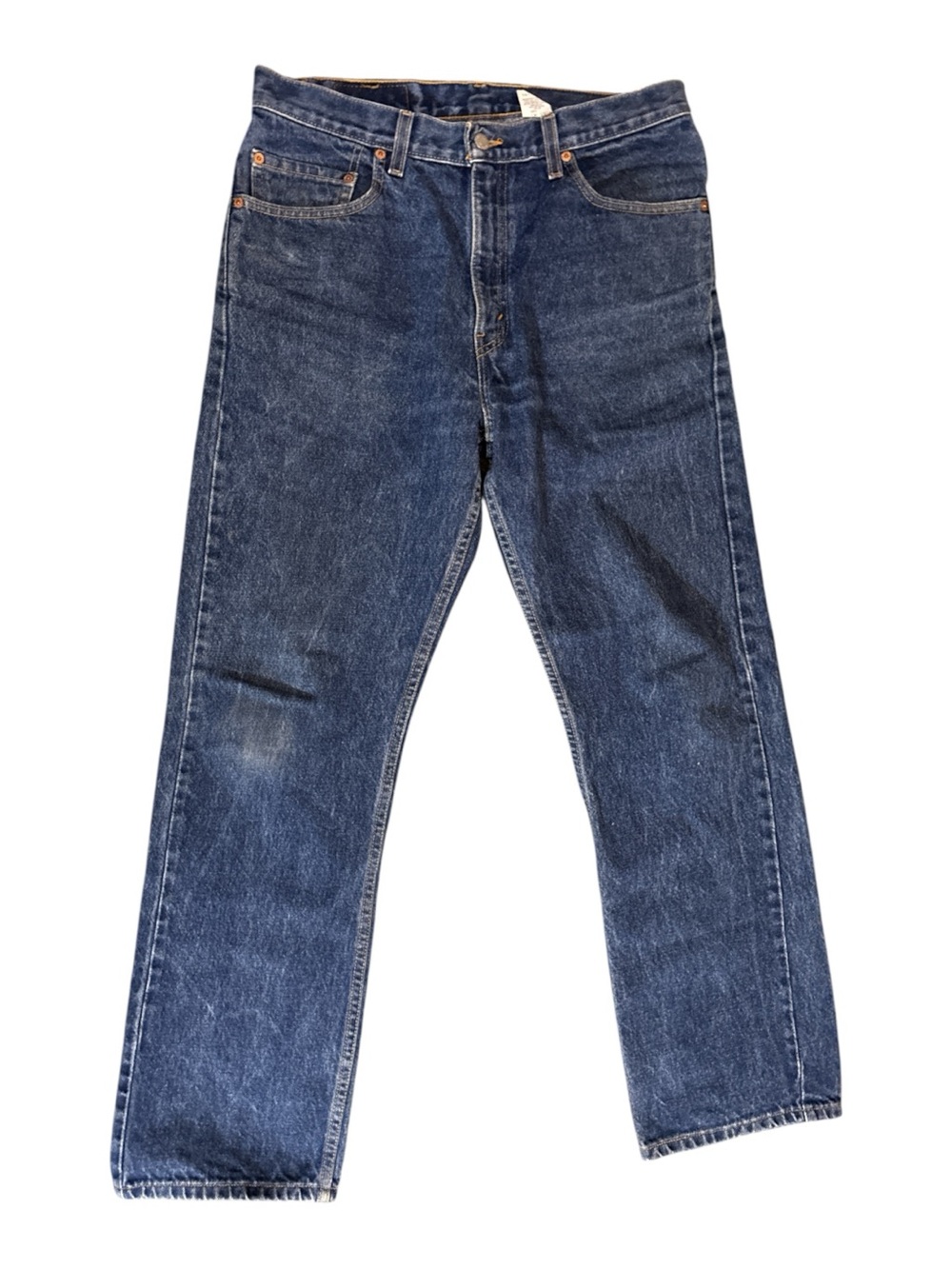 Y2K Levi’s 505  Men's Blue Denim Jeans Straight Leg  100% Cotton  Made in Mexico